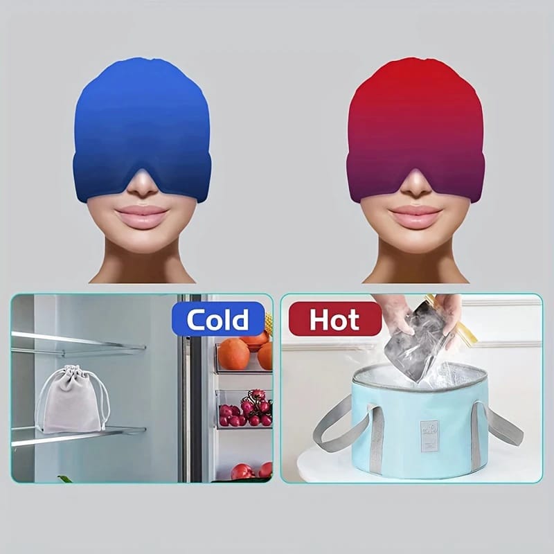 Gorro en gel para migraña