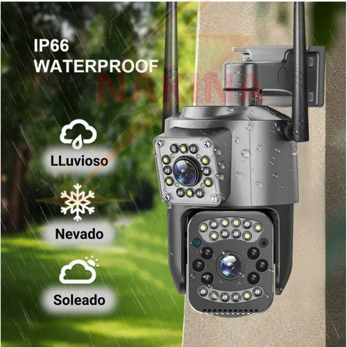 Camara De Seguridad Ptz Doble Lente